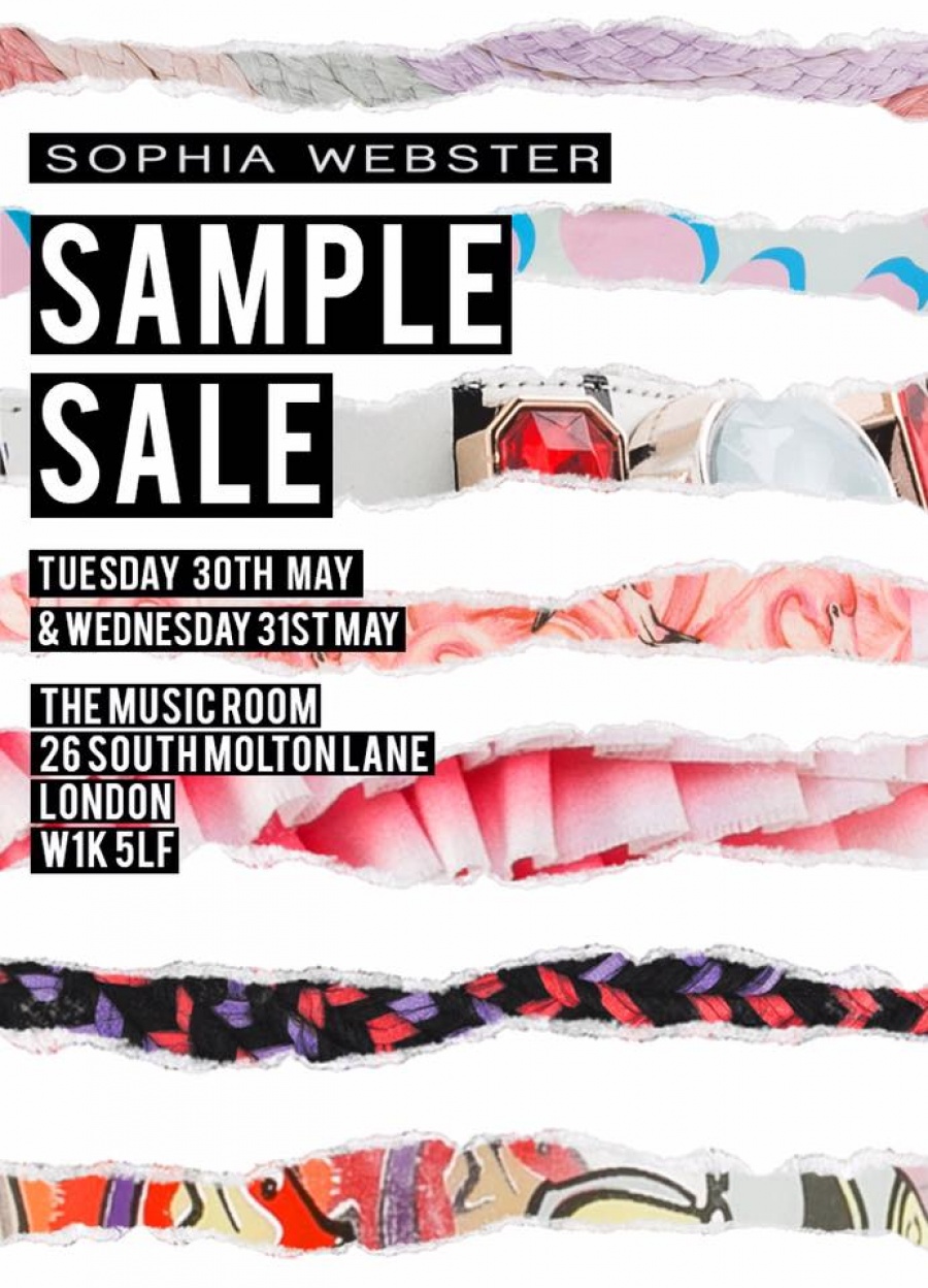 Sophia ster Sample Sale Sample sale in London