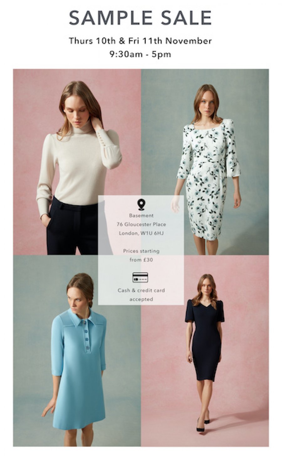 Jane Sample Sale Sample sale in London