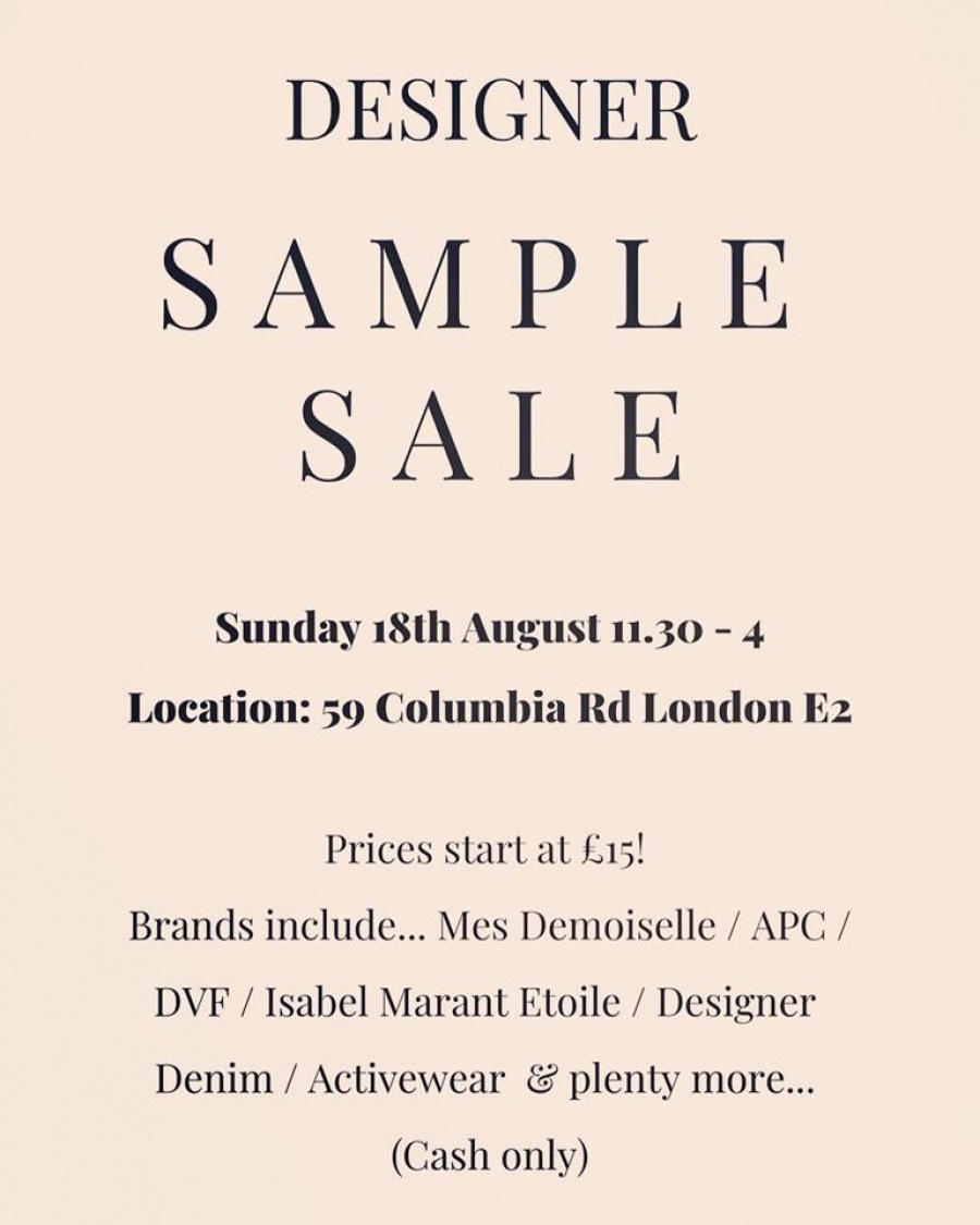 STIL Designer Sample Sale -- Sample sale in London