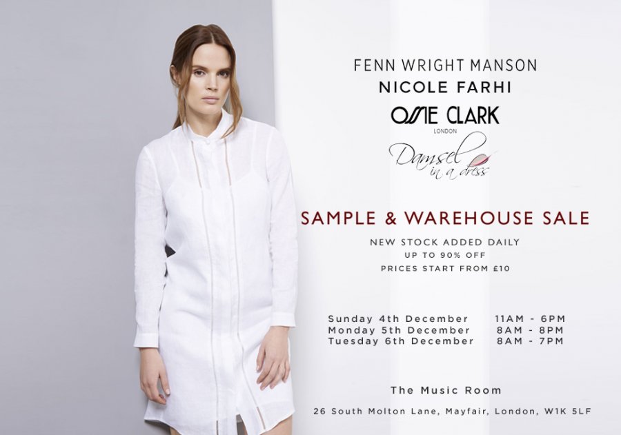 Multibrand Sample Sale featuring Nicole Farhi Fenn Wright Manson Damsel in a dress and Ossie Clark London