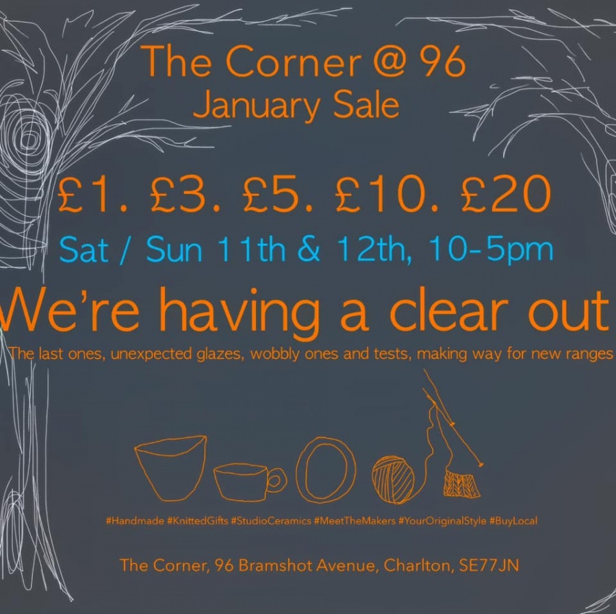 The Corner at 96 January Clearance Sale