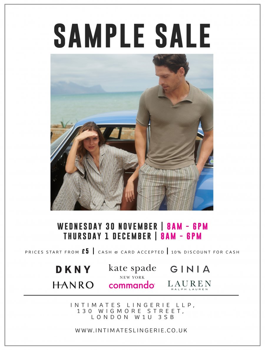 Intimates Lingerie Sample Sale Sample sale in London