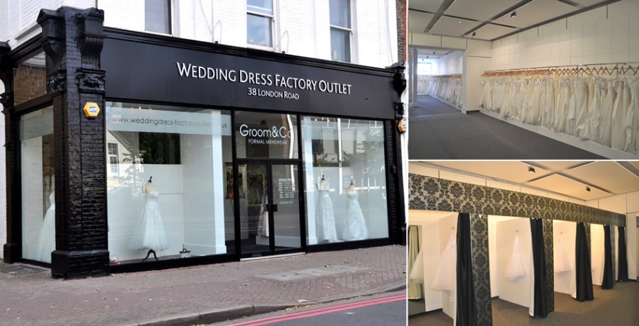 wedding dress outlet stores near me