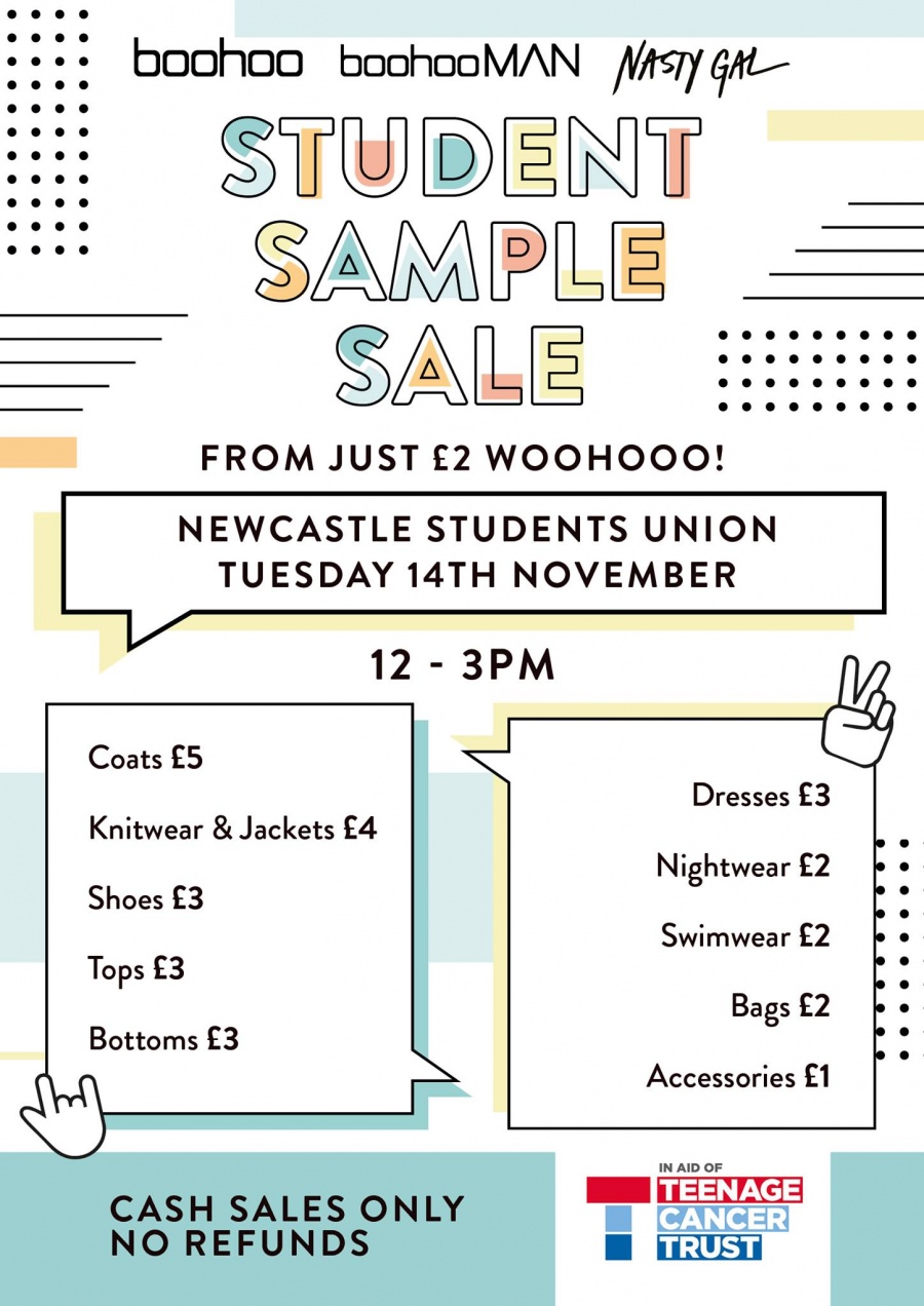 Boohoo Student Sample Sale