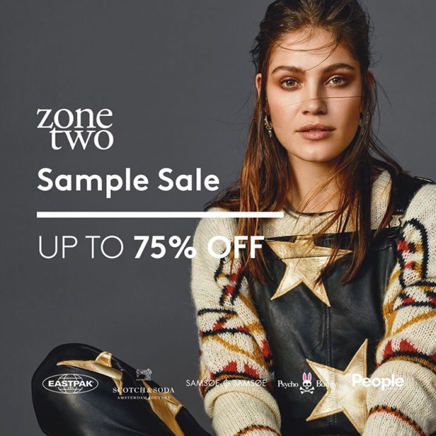 ZONE TWO Sample SALE - Up To 75% Off -- Sample sale in London