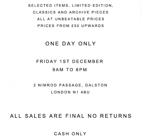 MAWI Christmas Sample Sale - 2