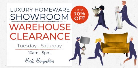 Luxury Homeware Showroom & Warehouse Clearance Sale