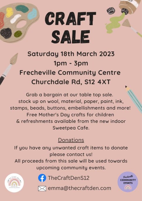 Frecheville Community Craft Sale