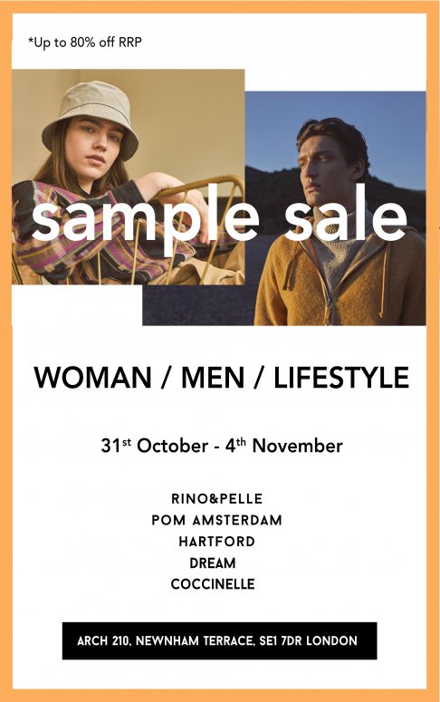 Women, Men, & Lifestyle Sample Sale