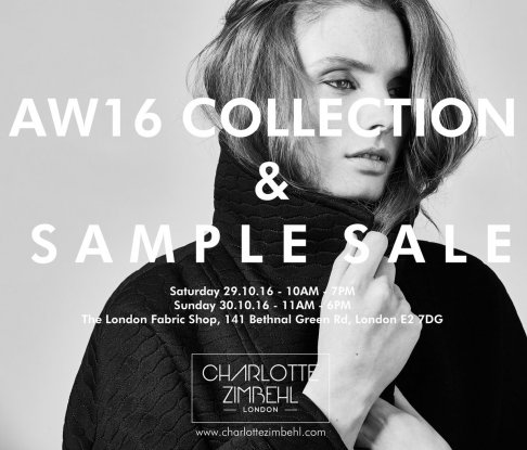 Sample sale Charlotte Zimbehl