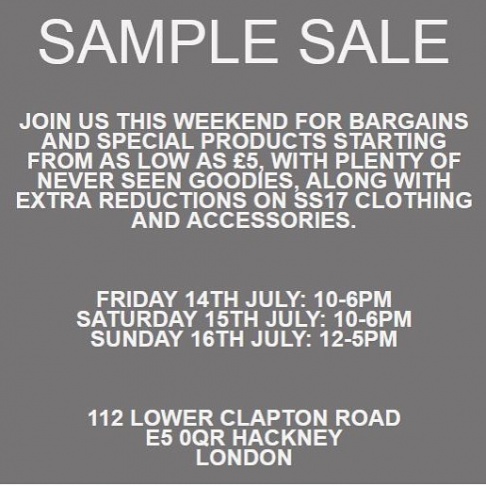 Kate Sheridan Sample Sale