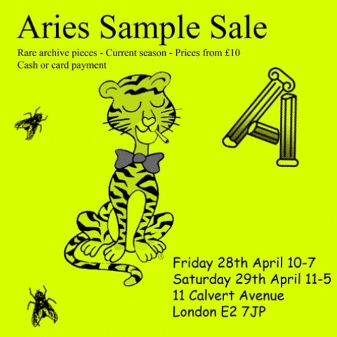 Aries sample sale