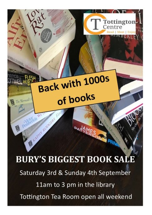 The Tottington Centre Bury's Biggest Book Sale