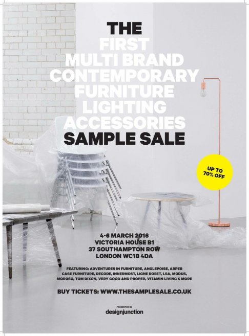 The Sample Sale (Furniture, Lighting and accessories)