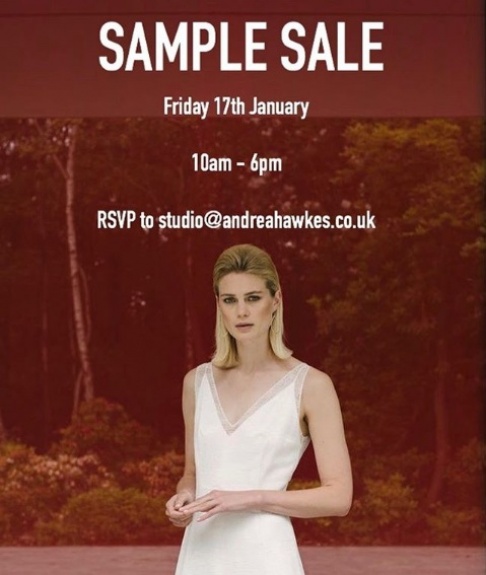 Andrea Hawkes Bridal Sample Sale