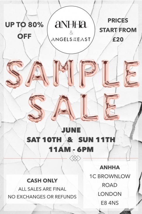 Sample Sale Anhha & Angels of the East 