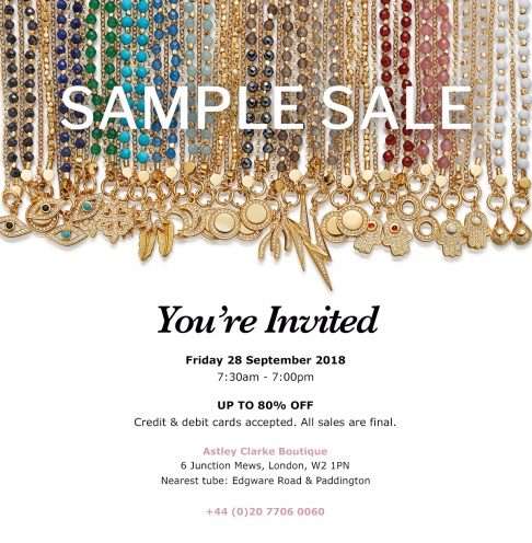 Astley Clarke Sample Sale