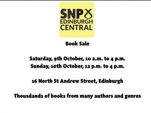 Edinburgh Central SNP Book Sale