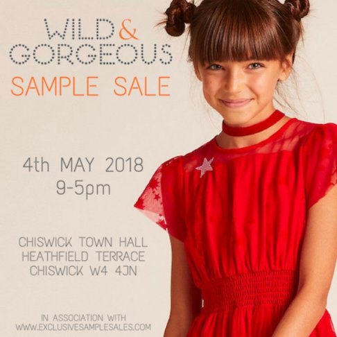 Wild & Gorgeous Sample Sale