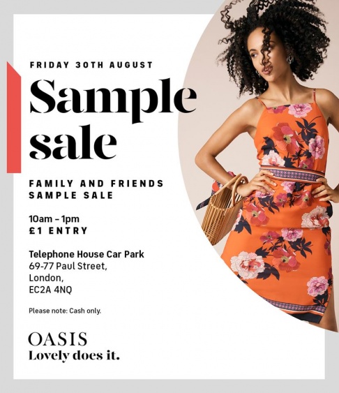 Oasis Sample Sale