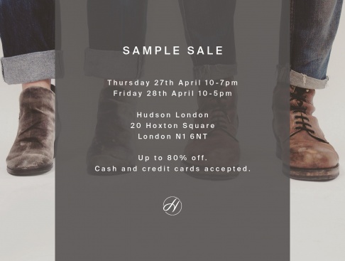 Hudson London Footwear Sample Sale