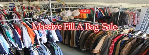 East End Vintage Clothing Store Fill A Bag 