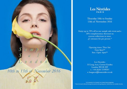 Les Nereides sample sale