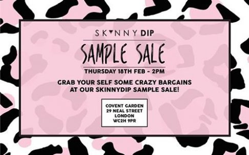 Skinnydip London Sample Sale 