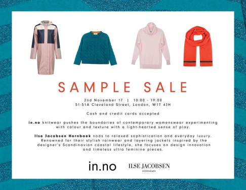 in.no and Ilse Jacobsen Sample Sale - 2
