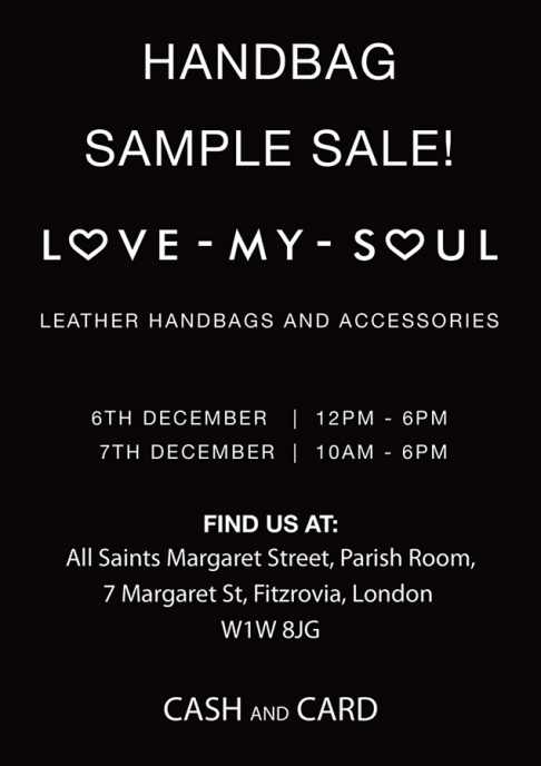 Love-My-Soul Handbag Sample Sale
