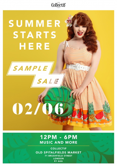The Summer Starts Here Collectif Sample Sale 