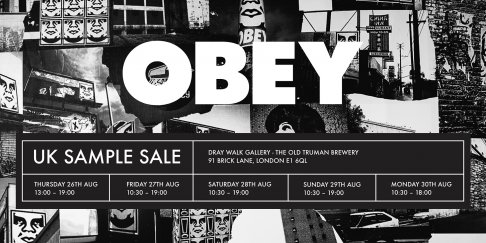 OBEY Clothing Sample Sale