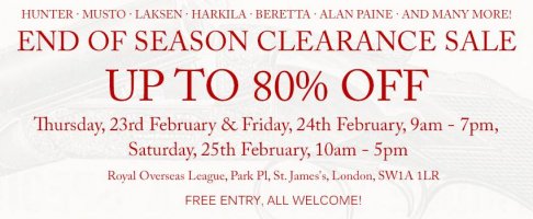 William Evans Clearance Sale