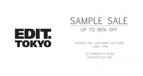 EDIT.TOKYO Summer Sample Sale