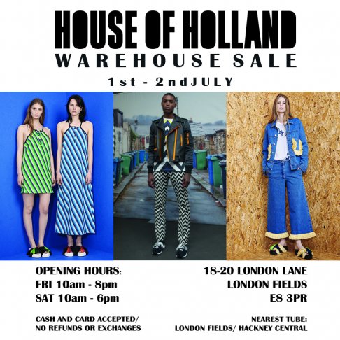 House of Holland sample sale