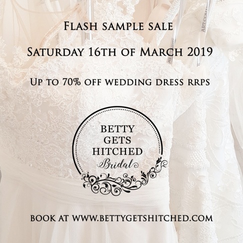 Betty Gets Hitched flash sample sale