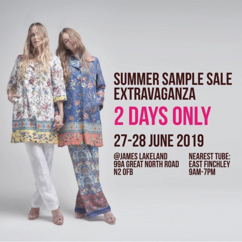 James Lakeland Summer Sample Sale Extravaganza