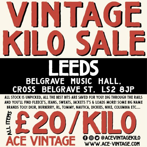 Leeds Vintage Kilo Sale