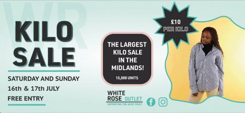 White Rose Recycled Fashion Summer Kilo Sale