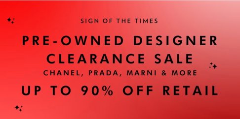 Sign of the Times Clearance Sale