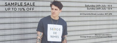 Serge DeNimes Sample Sale