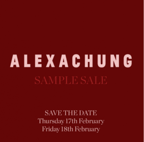 ALEXACHUNG Sample Sale