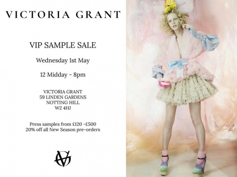 Victoria Grant Sample Sale
