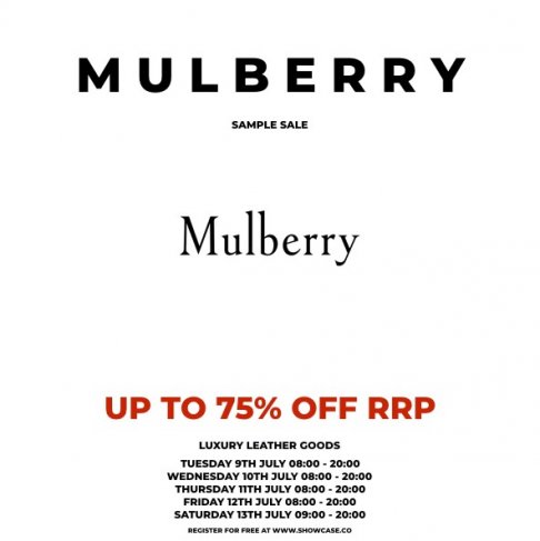 Mulberry Sample Sale
