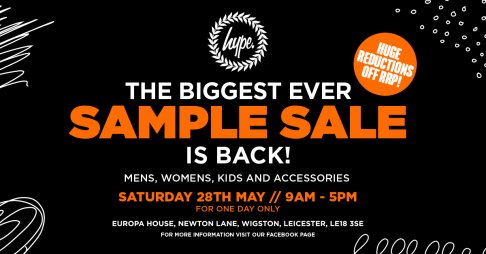 HYPE. SAMPLE SALE