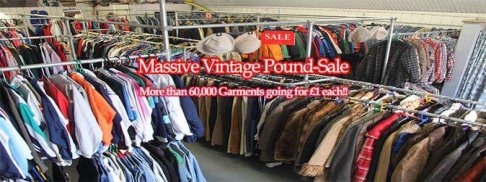 East End Vintage Clothing Store Massive Vintage £1 Sale
