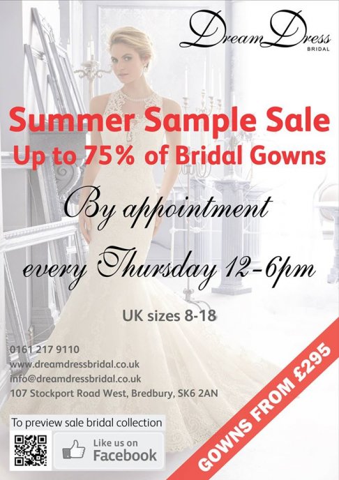 Dream Dress Bridal Summer Sample Sale