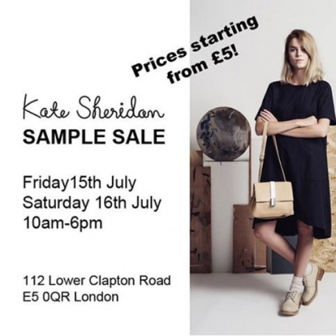 Kate Sheridan sample sale