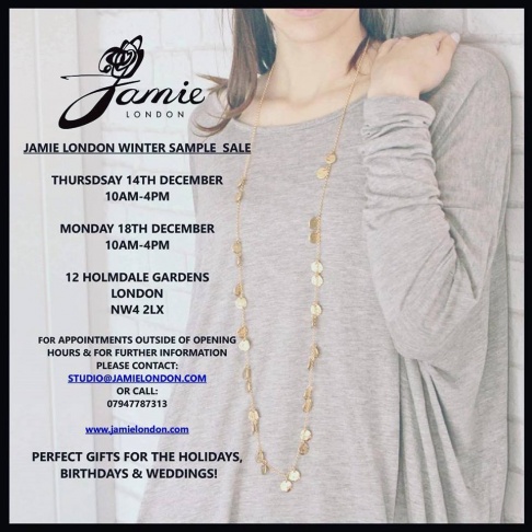 Jamie London Winter Sample Sale