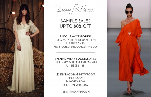 Jenny Packham Bridal Sample Sale